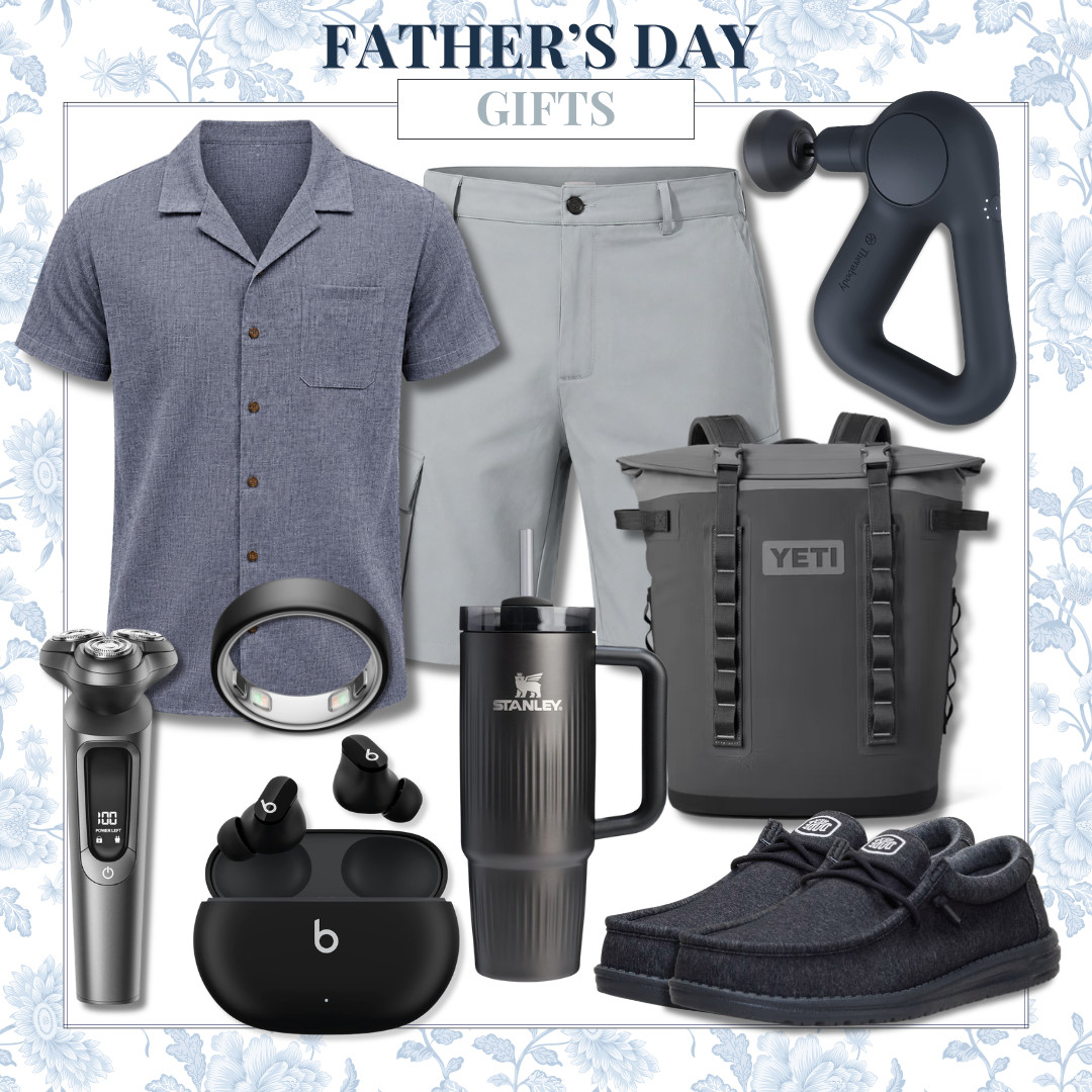The Best Gift Ideas for Him 

Gift Guide Father's Day Audrie Dollins Stanly Cup Yeti Cooler Hey Dudes Ora Ring 

 #LTKSeasonal #LTKOver40 #LTKMens