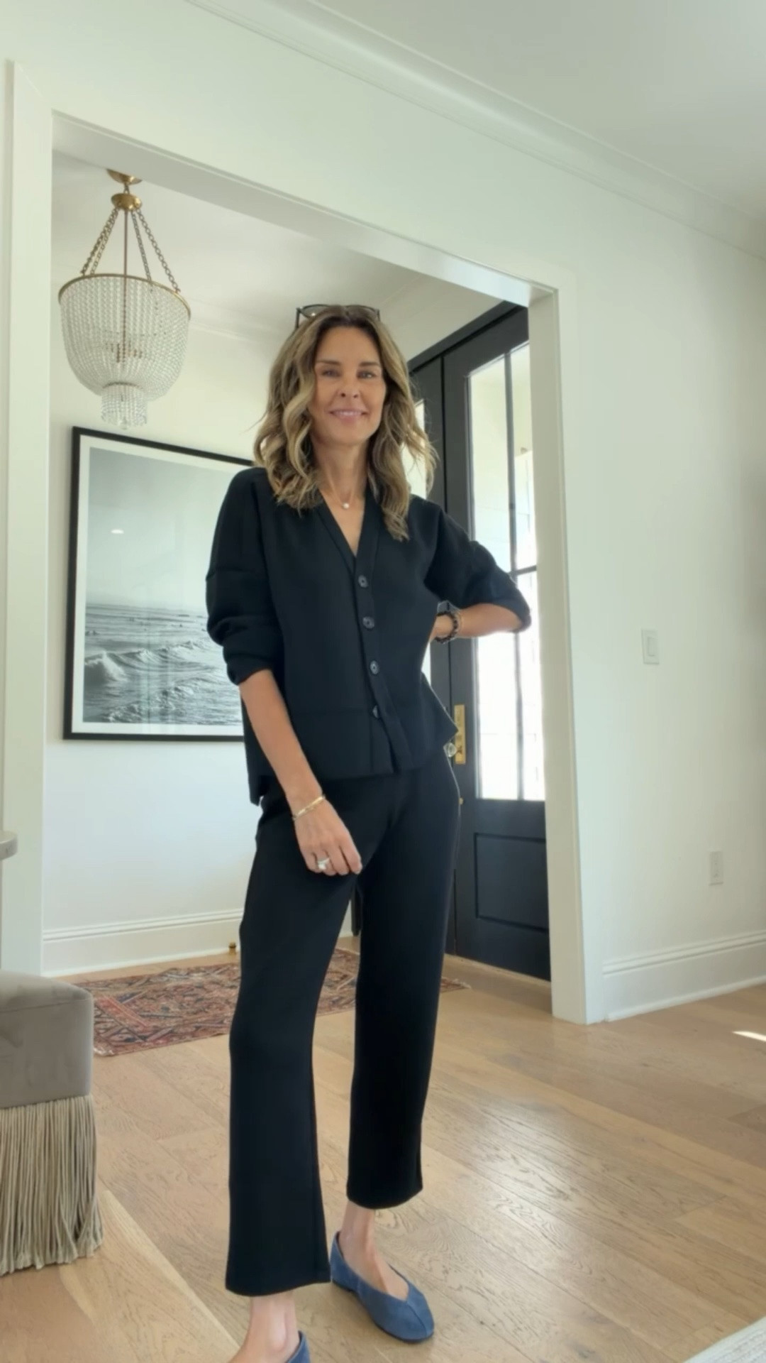 @Spanx new cut of their AirEssential cardigan is a new favorite! I’m 5’6’’ Wearing XS
-the airessential slim leg in P, size XS 
-I linked several other new arrivals for you!
Use discount code FASHIONEDLIFEXSPANX for 15% first time orders + free shipping 
#SpanxPartner