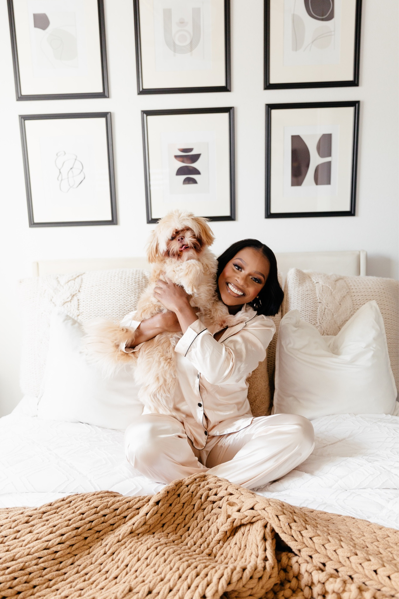 Silk champagne pjs! 

#LTKfindsunder50 #LTKstyletip #LTKGiftGuide