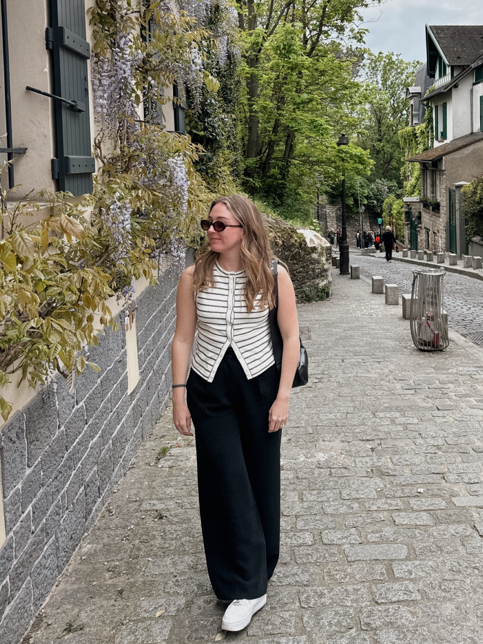 Ootd in Paris🥐☕️ wearing a size s top, 26 pant and shoes tts

europe travel outfits, europe spring outfits, paris outfit, spring outfits, neutral outfit, comfy pants 

#LTKItBag #LTKTravel #LTKStyleTip