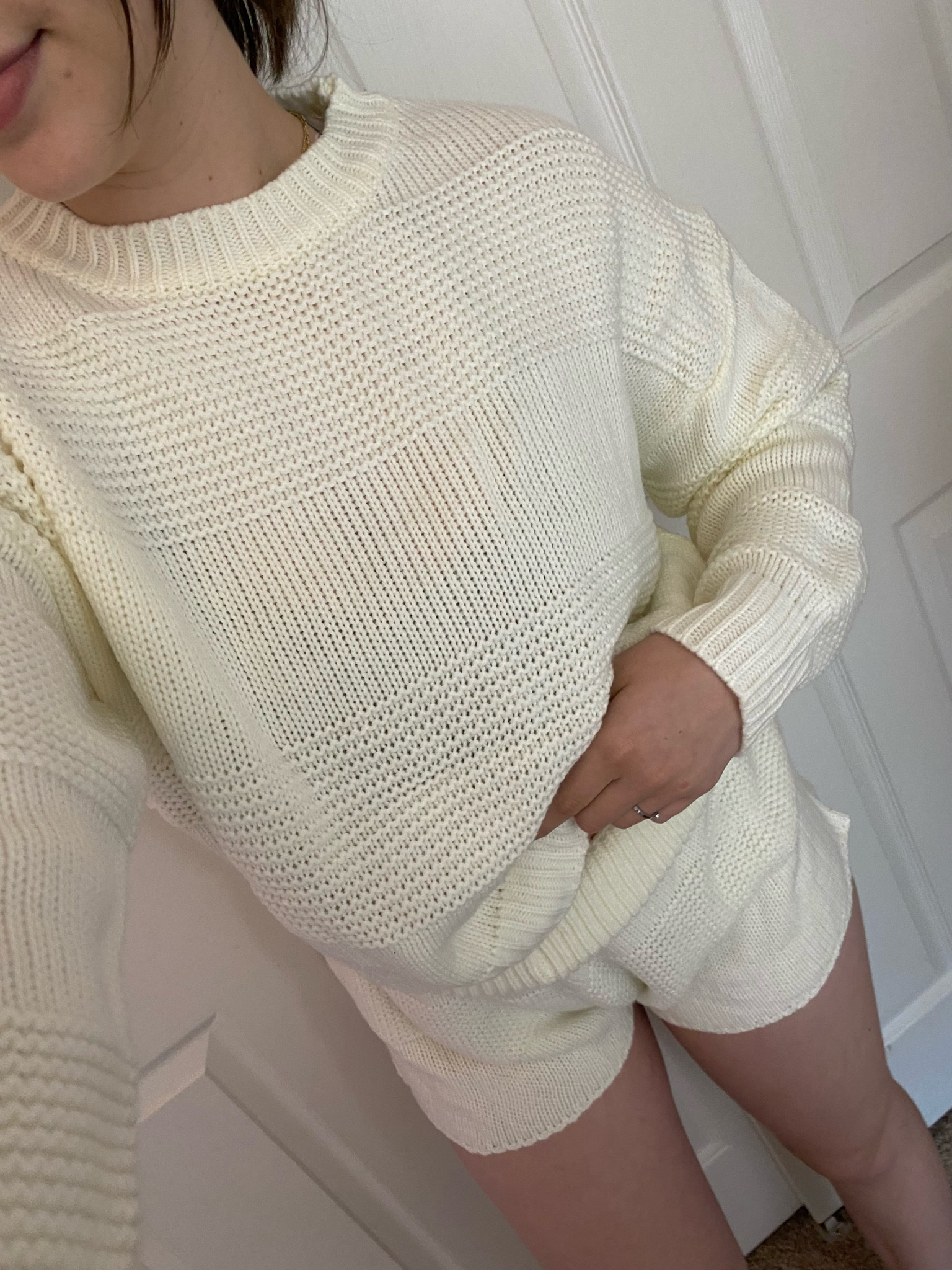 Cute Shein sweater set!🫶 Wearing a large for oversized fit.

Shein fall fashion / Shein haul / shein winter fashion / Shein fashion / Shein finds / shein fall / shein winter / Shein outfits / Shein tops / Shein bottoms / Shein shorts / fall clothes / Shein sweater / fall fashion 2023 / fall capsule / fall fashion / sweater sets / sweater and shorts set / Shein fall outfits / Shein outfits fall / Shein finds / Shein fall 2023 / Shein fall haul / fall Shein / Shein sweater / Shein tops / shein winter


#LTKfindsunder100 #LTKSeasonal #LTKfindsunder50