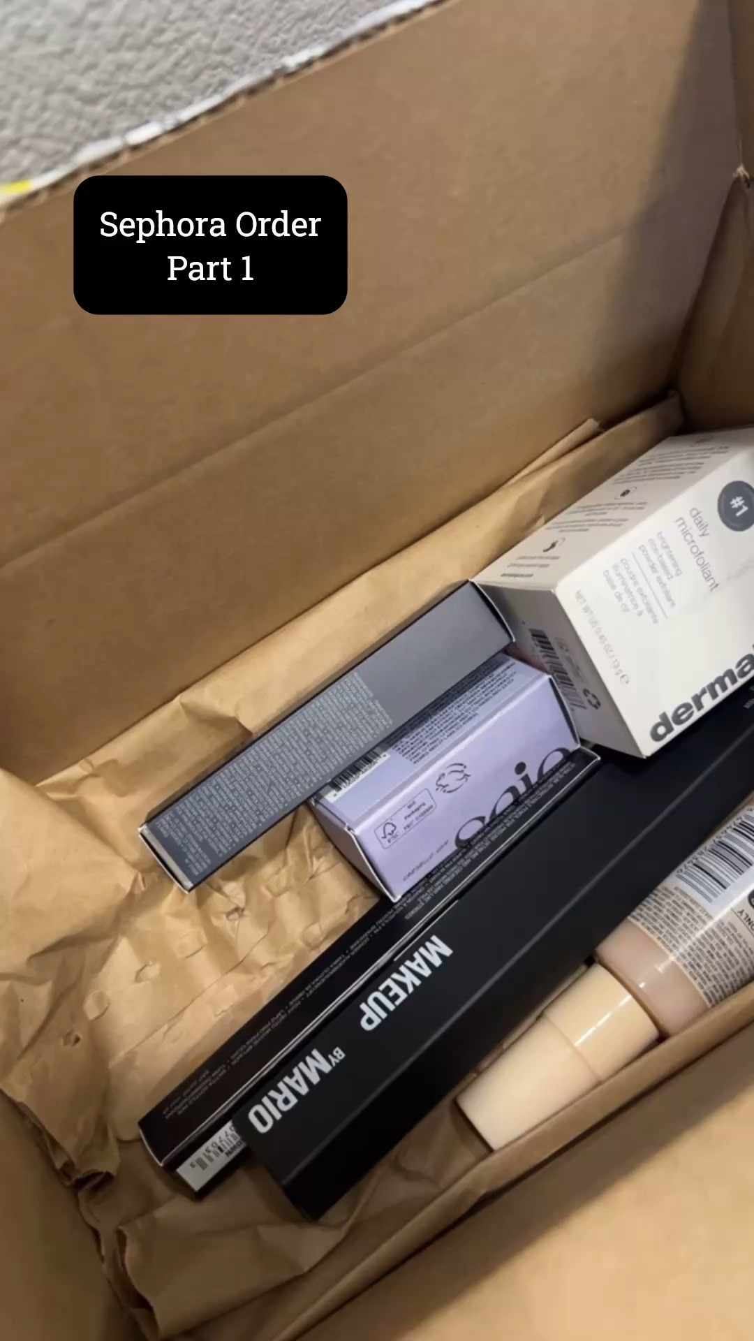 My Sephora order part 1. Use code : SPRINGSALE

Dior lipstick in iconic rose shade 120
Saie blush in shade, sweetie
Anastasia, Beverly Hills, brow, pencil in shade, dark brown
Makeup by Mario eye pencil in shade brown
Dermatological cleanser
Kerastase antifreeze spray


