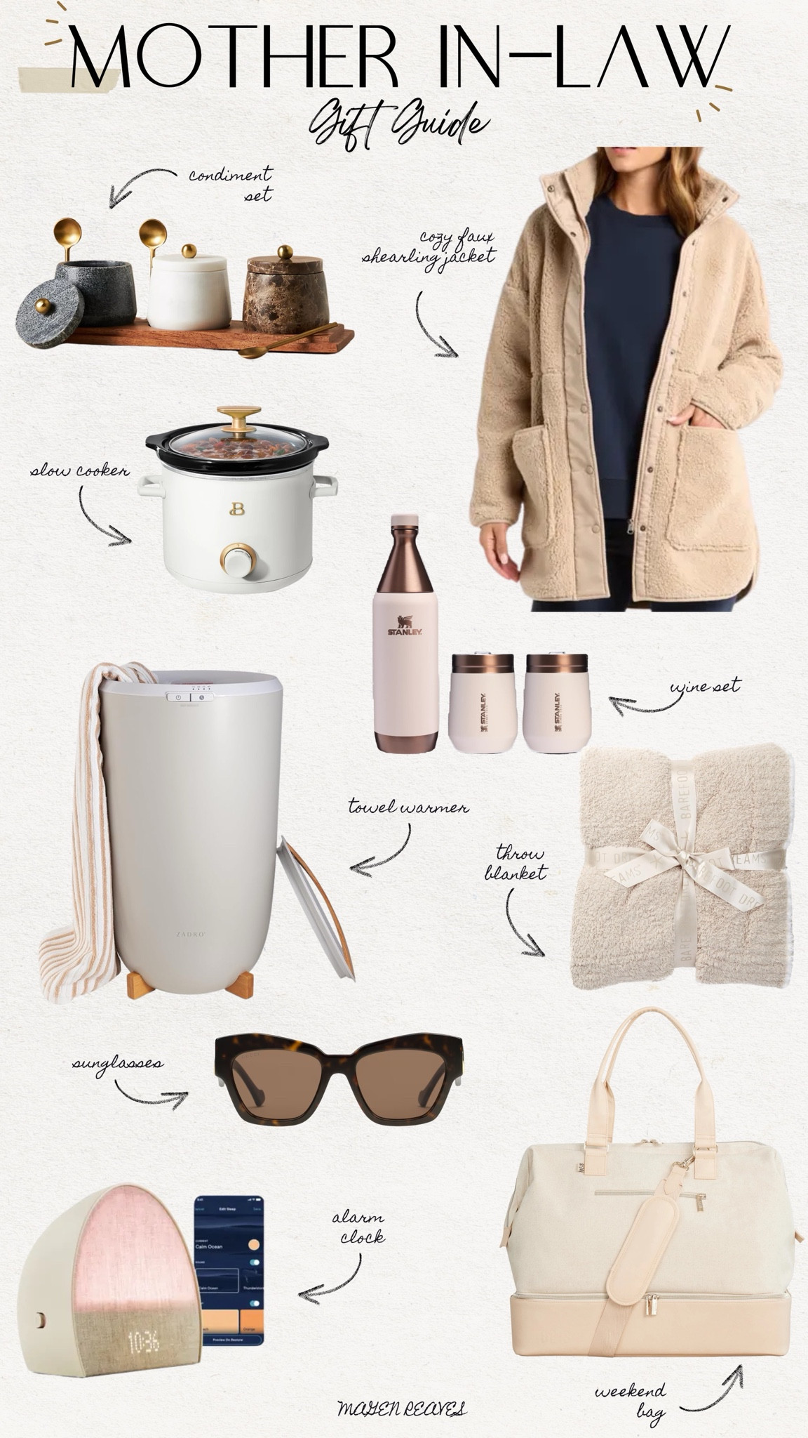 Gifts for your mother in-law! 

Gift guide, Holiday gifts, Gifts for her, Winter fashion, Home, Kitchen, Accessories

#LTKSeasonal #LTKGiftGuide #LTKHoliday
