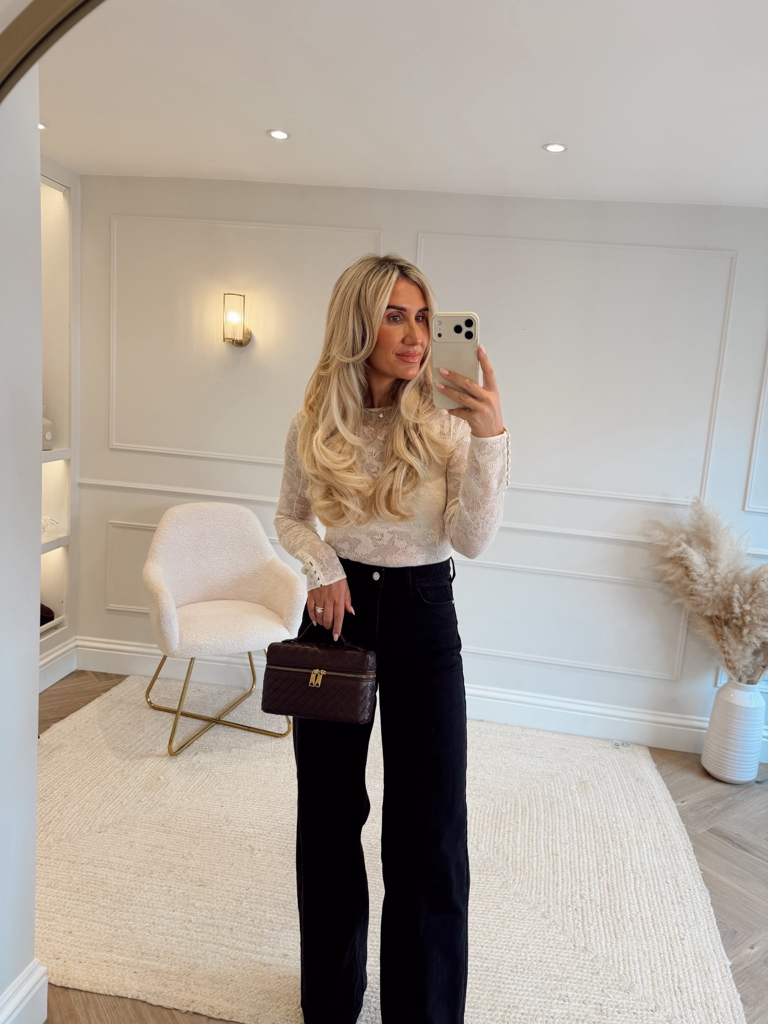 How gorgeous is this top for an evening out 🤍

Lace top, day to night, date night outfit, autumn, denim, wide leg jeans

#LTKuk #LTKautumn #LTKdatenight