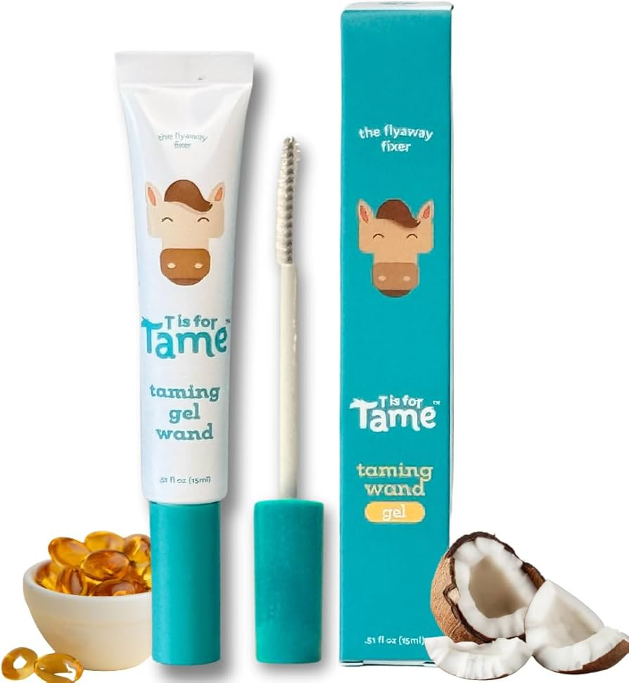 T is for Tame Taming Gel Wand – Natural Flyaway Tamer for Kids & Adults – Smooths Baby Hairs,... | Amazon (US)