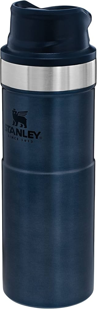 Stanley Classic Trigger Action Travel Mug 0.47L / 16OZ Nightfall ? Leakproof Cup | Hot & Cold The... | Amazon (US)