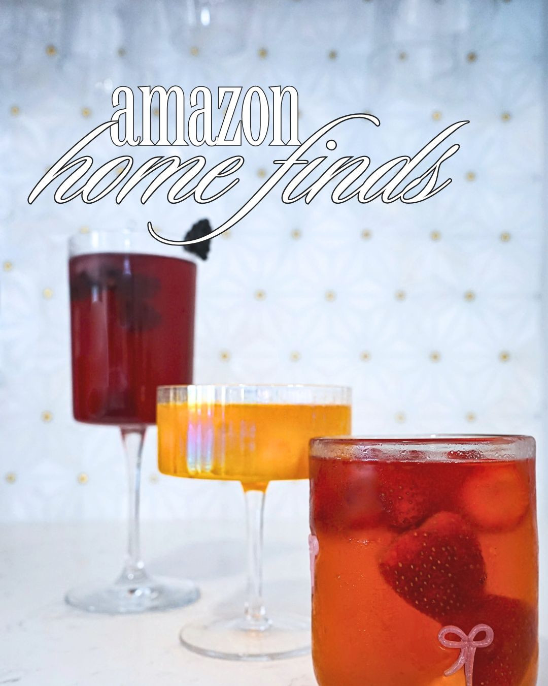 A few of my absolute favorite Amazon home finds! From pretty glassware, dining room chairs, decorative planters, hanging wall frames, pink accents and pet kennel furniture, I'd say most of our house is Amazon sourced! Rounding up the haul here. 

amazon home / home decor / wine glasses / champagne glasses / guest room / colorful decor / home finishes / shop with me / home updates  

 #LTKSeasonal #LTKHome #LTKSaleAlert