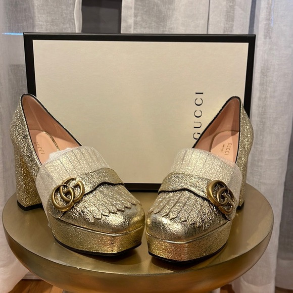Gucci Marmont Platform Heel | Poshmark