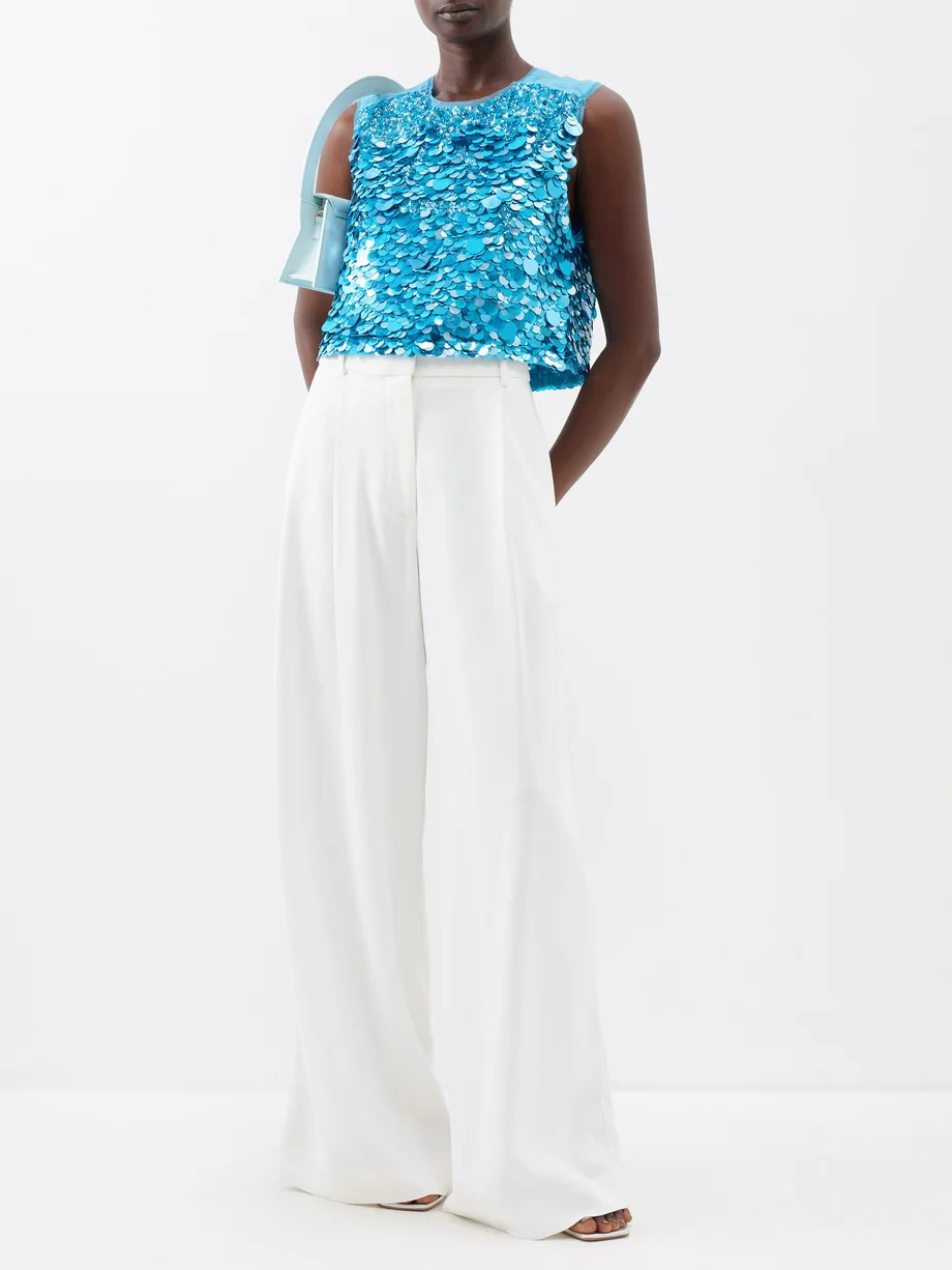 Celeste sequinned top | Matches (US)