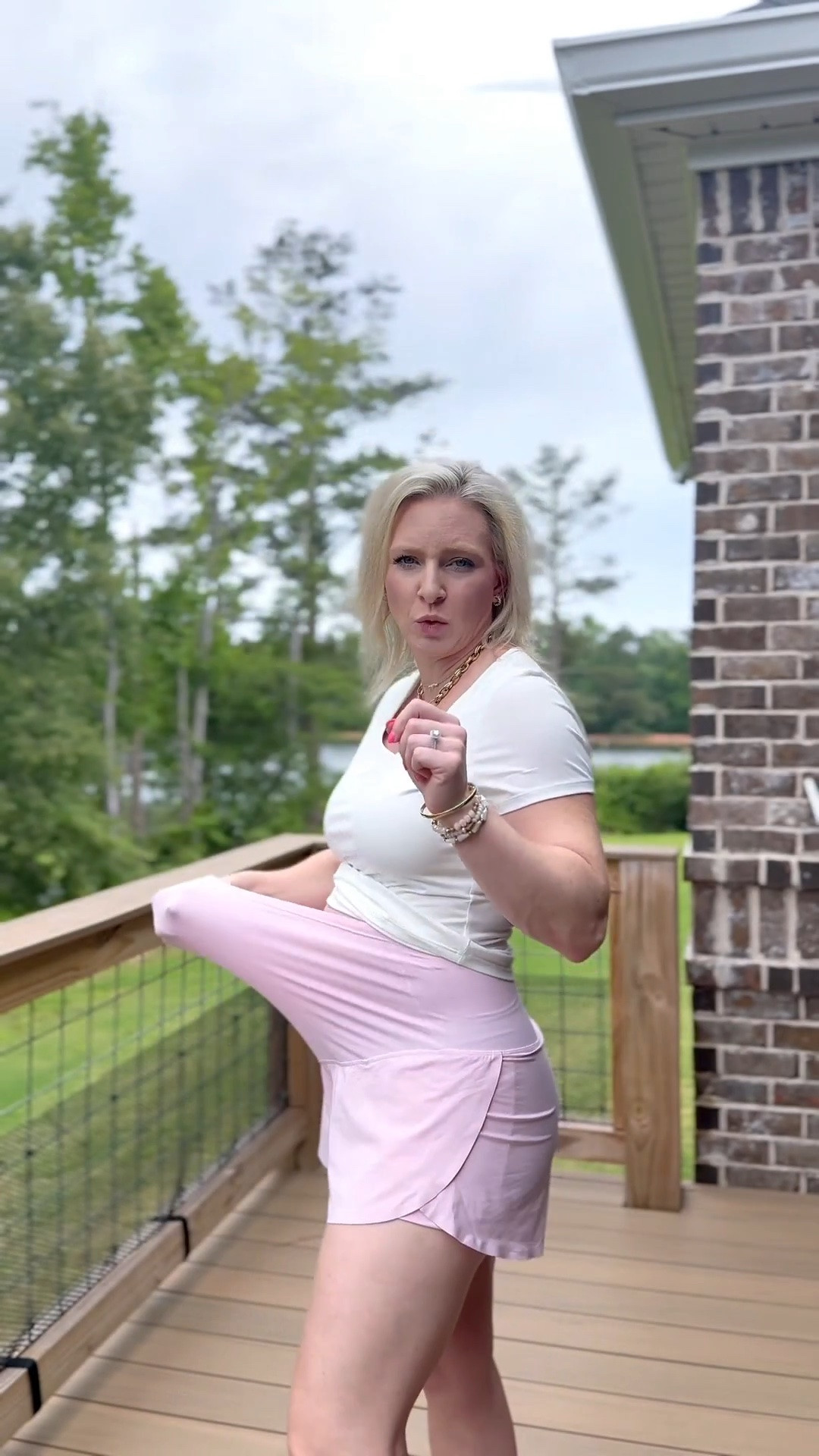If you're building a pregnancy wardrobe, don't skip these 🤍 Soft, lightweight fabric, stretchy over-belly support, built-in liner shorts, and a fit that grows with your bump. One of the most practical maternity pieces I've bought this pregnancy. Wearing a size small ✨

#LTKActive #LTKBump #LTKootd