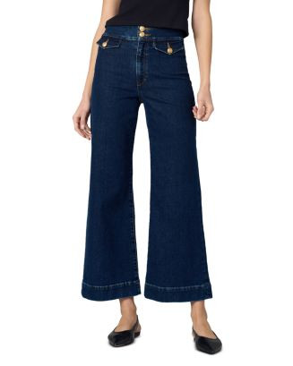 The Elia High Rise Wide Leg Ankle Jeans in Magnetic | Bloomingdale's (US)