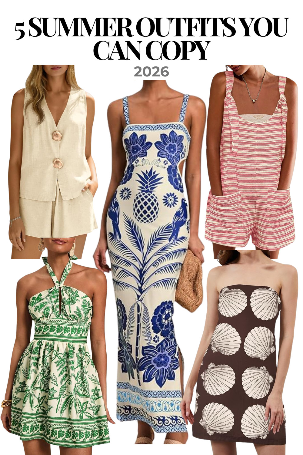 5 Summer Outfits You Can Copy ☀️ Easy & Cute Outfit Ideas 2026

summer outfits 2026, easy outfit ideas, cute summer outfits, outfits to copy, vacation outfits, summer dress inspo, linen set outfit, romper outfit ideas, beach outfits, casual chic summer, effortless outfits, trending summer outfits, simple outfit inspo, warm weather fashion, pinterest outfit ideas 

 #LTKgrwm #LTKootd #LTKSeasonal