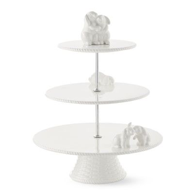 Sculptural Bunny 3-Tiered Stand | Williams-Sonoma