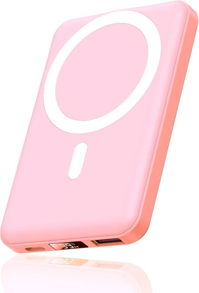 AOGUERBE Magnetic Wireless Portable Charger, 10000mAh Wireless Power Bank PD 22.5W Fast Charging ... | Amazon (US)