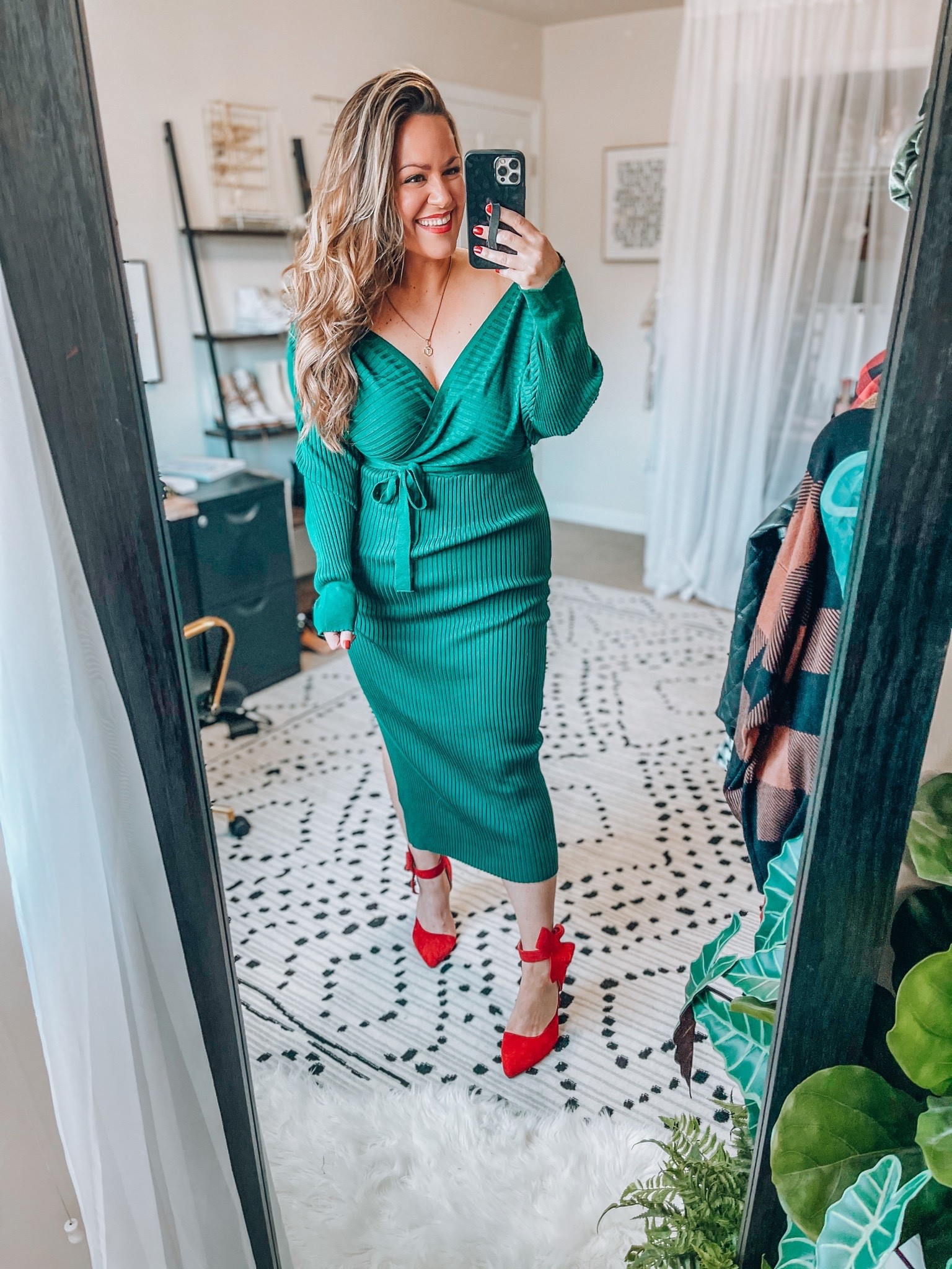 Off the Shoulder Wrap Midi Dress curated on LTK