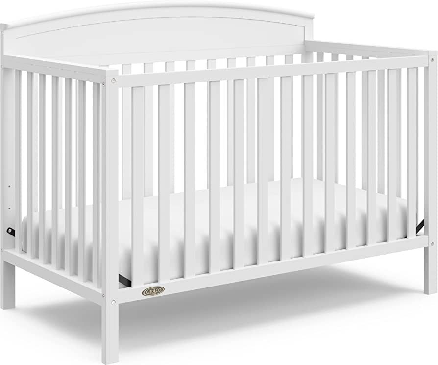 Graco Benton 5-in-1 Convertible Crib (White) – GREENGUARD Gold Certified, Converts from Baby Cr... | Amazon (US)
