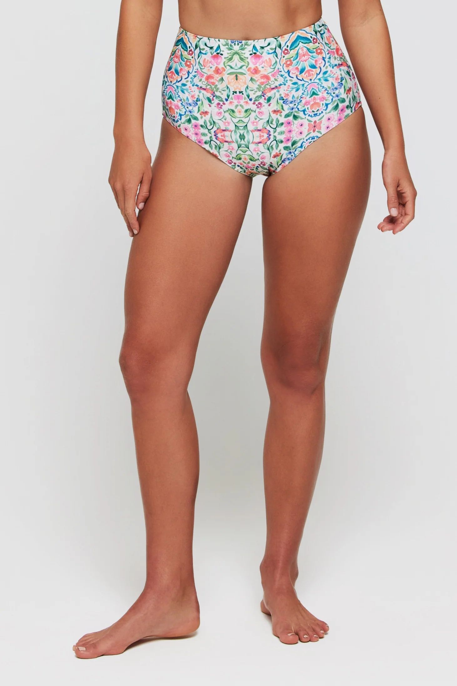 High Hipster Bottom Two-Piece Swimsuit | Hermoza