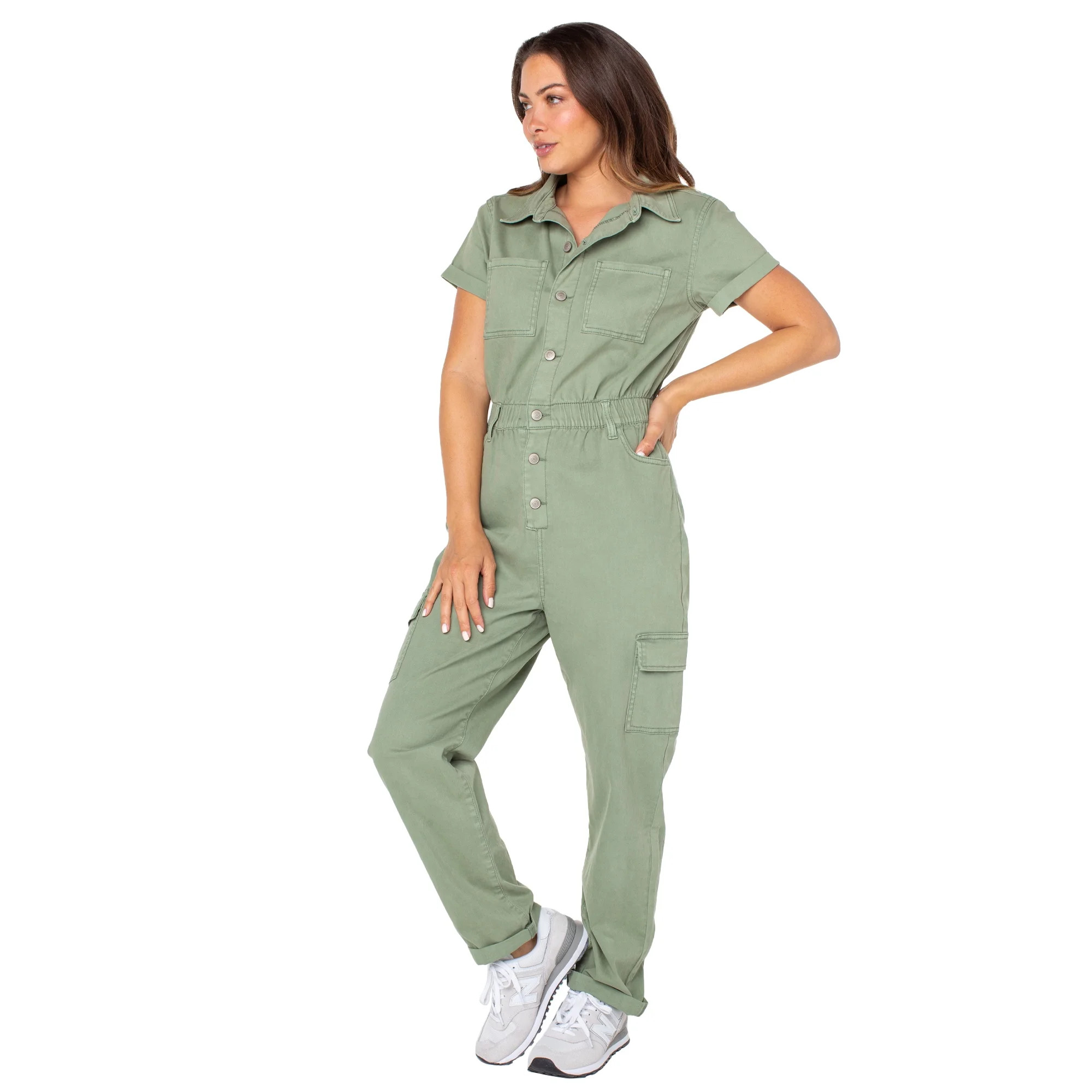 Celebrity Pink Juniors and Juniors Plus Cargo Boilersuit Sizes XXS-3X | Walmart (US)