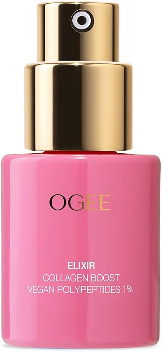 Ogee Vegan Collagen Boost Elixir - Peptides Serum for Face - Boosts Collagen Production By 150% -... | Amazon (US)