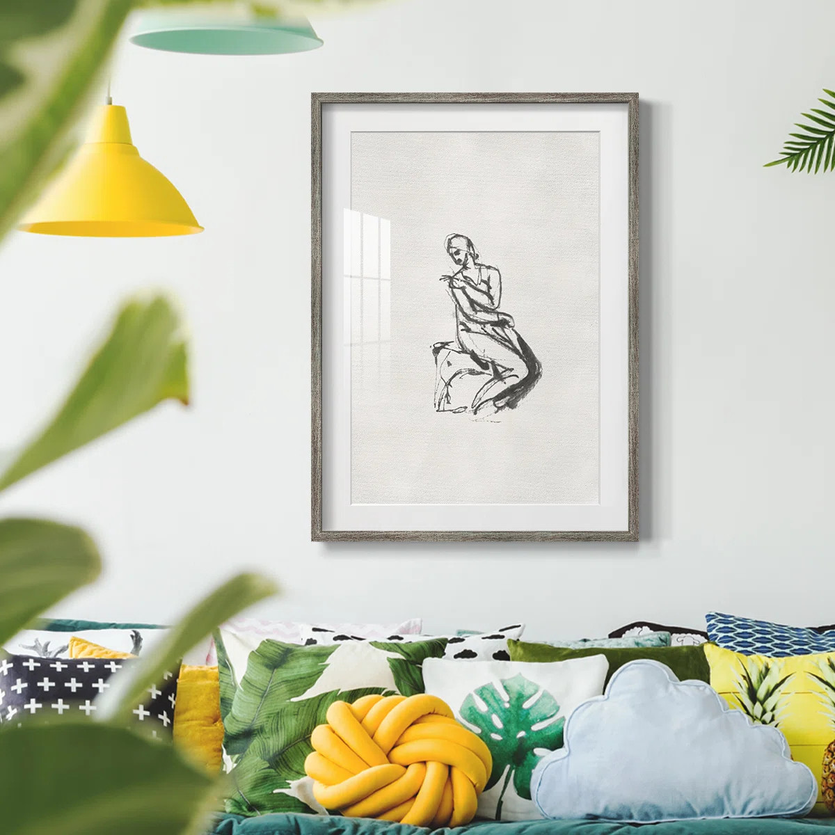 Vintage Sketch XCIII -Framed Print | Wayfair North America