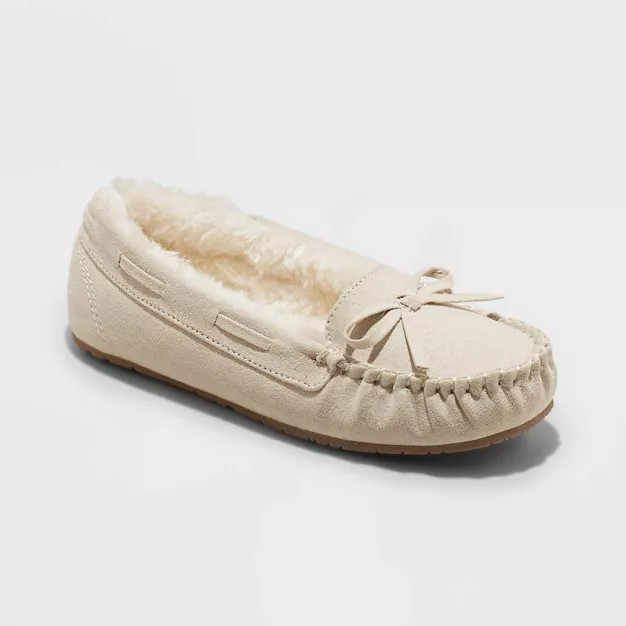 Girls' Cadi Moccasin Slippers - Cat & Jack™ | Target