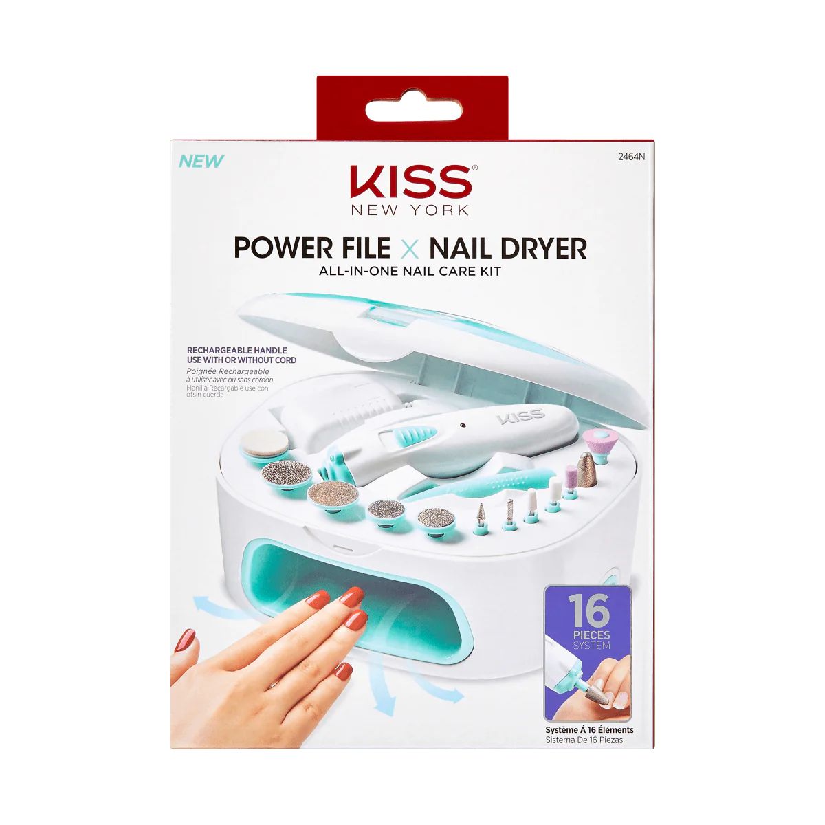 KISS Power File Deluxe Nail File Rechargeable | KISS, imPRESS, JOAH