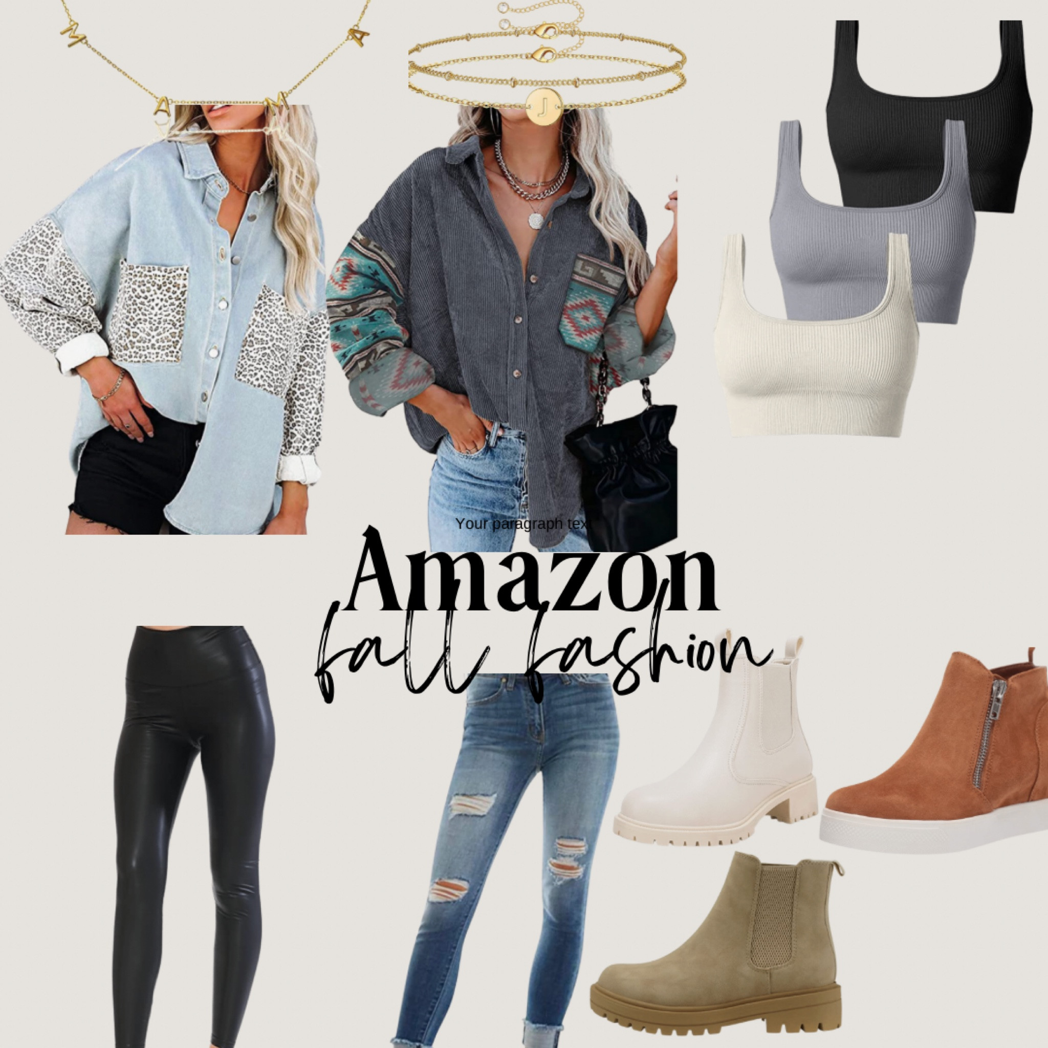 Amazon has me feeling all types of fall right now 🍂 
Which would you pair together? #amazon #fall #booties 

#LTKSeasonal #LTKunder50 #LTKunder100