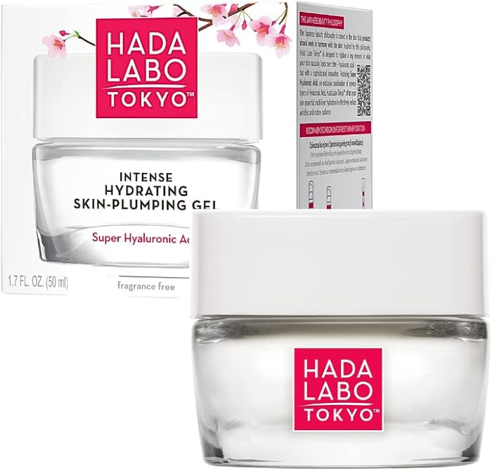 Hada Labo Tokyo Intense Hydrating Skin-Plumping Gel - Day & Night Face Moisturizer with Super Hya... | Amazon (CA)