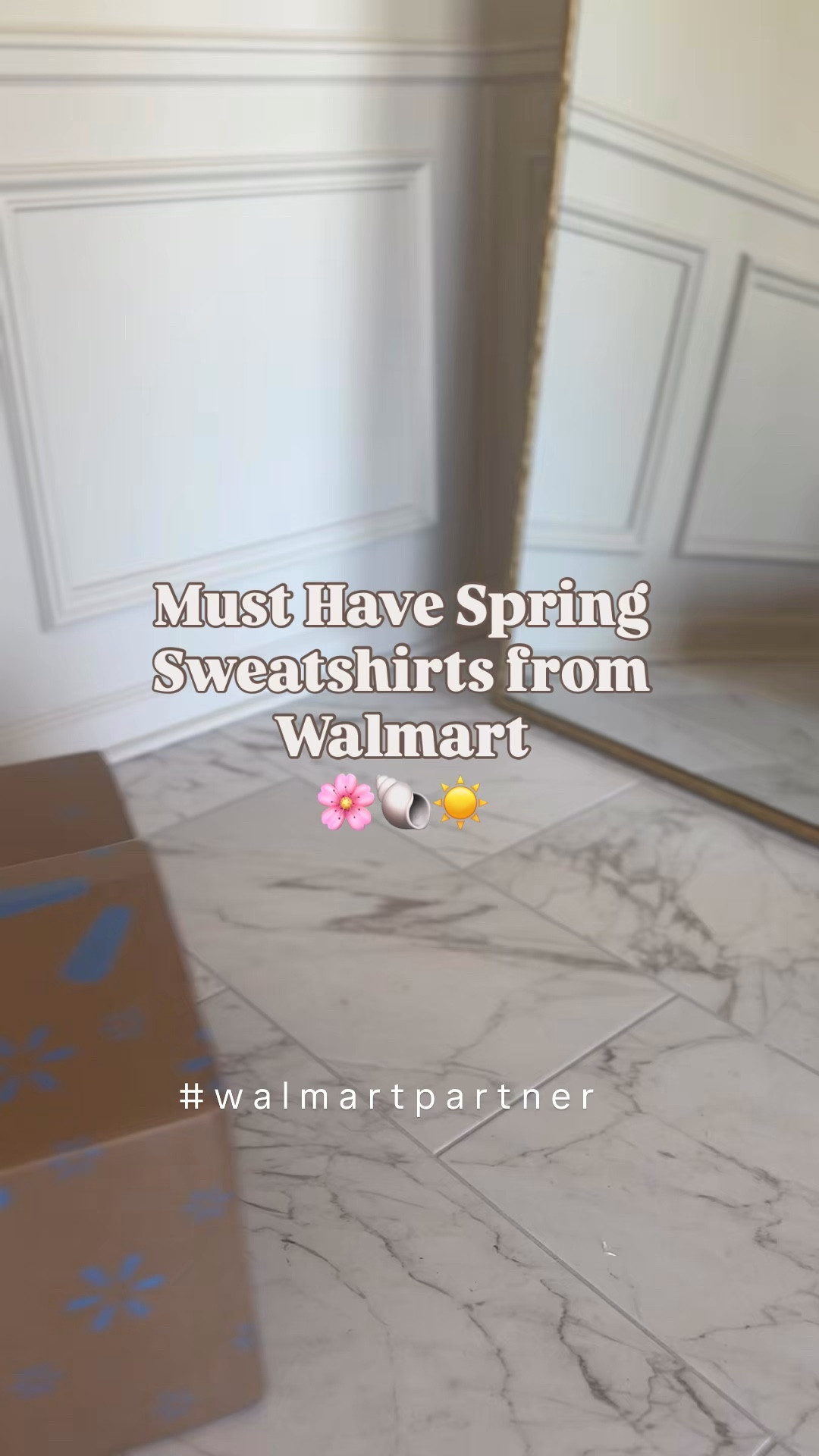 Oh how pretty are the graphics on these sweatshirts!? I love the embroidered detail too ✨ #walmartpartner #walmartstyle @walmartstyle 