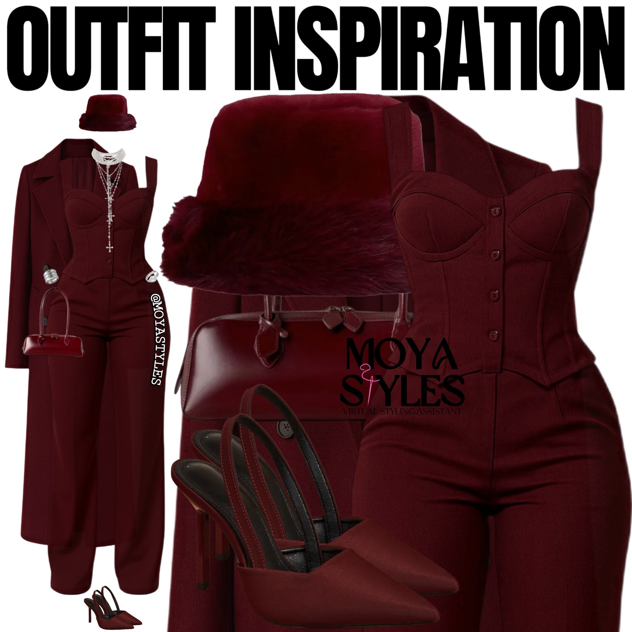 Burgundy outfit inspiration 😍

#LTKootd