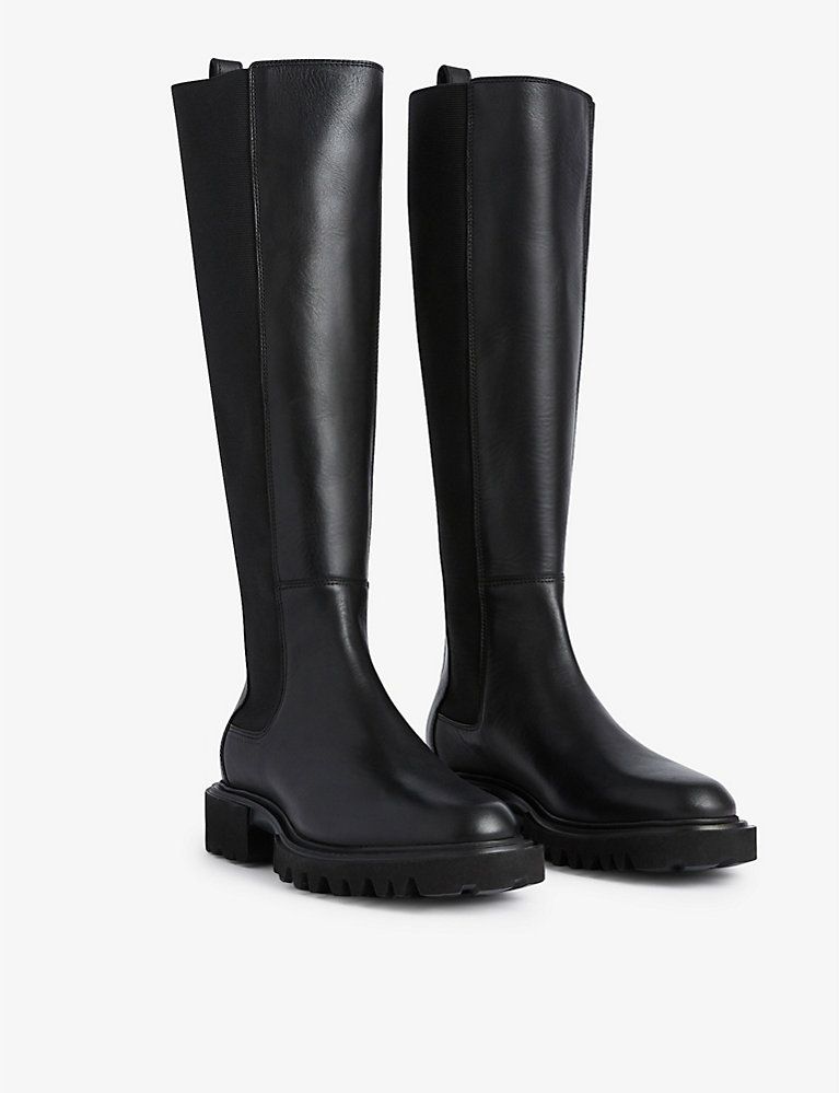 Maeve knee-high leather Chelsea boots | Selfridges