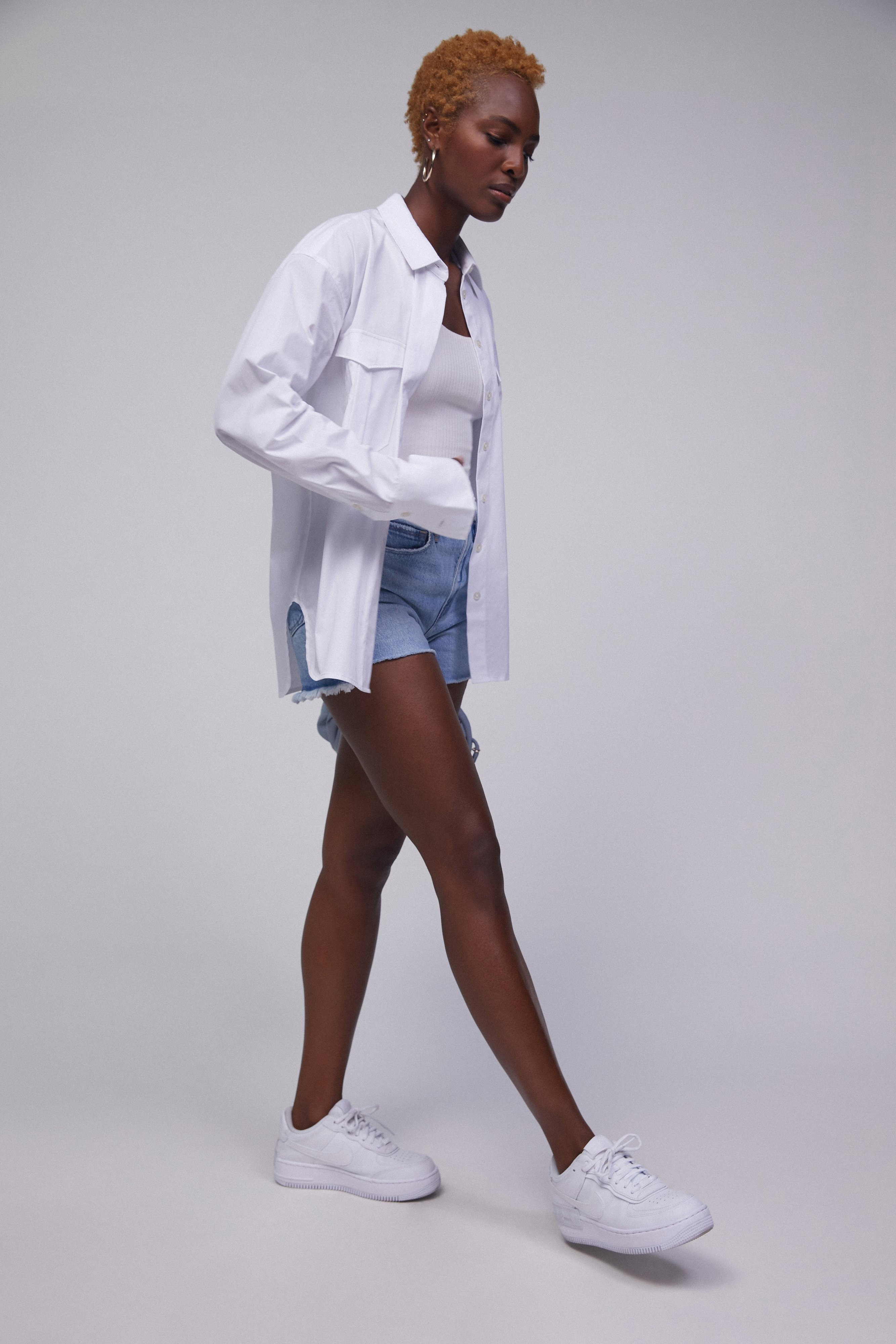 THE GOOD SHIRT | WHITE001 | Good American