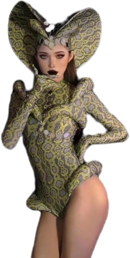 Snake Women Role Playing Performance Stage Wear Cosplay Costume Dance Party Show Rave Outfits Fes... | Amazon (US)