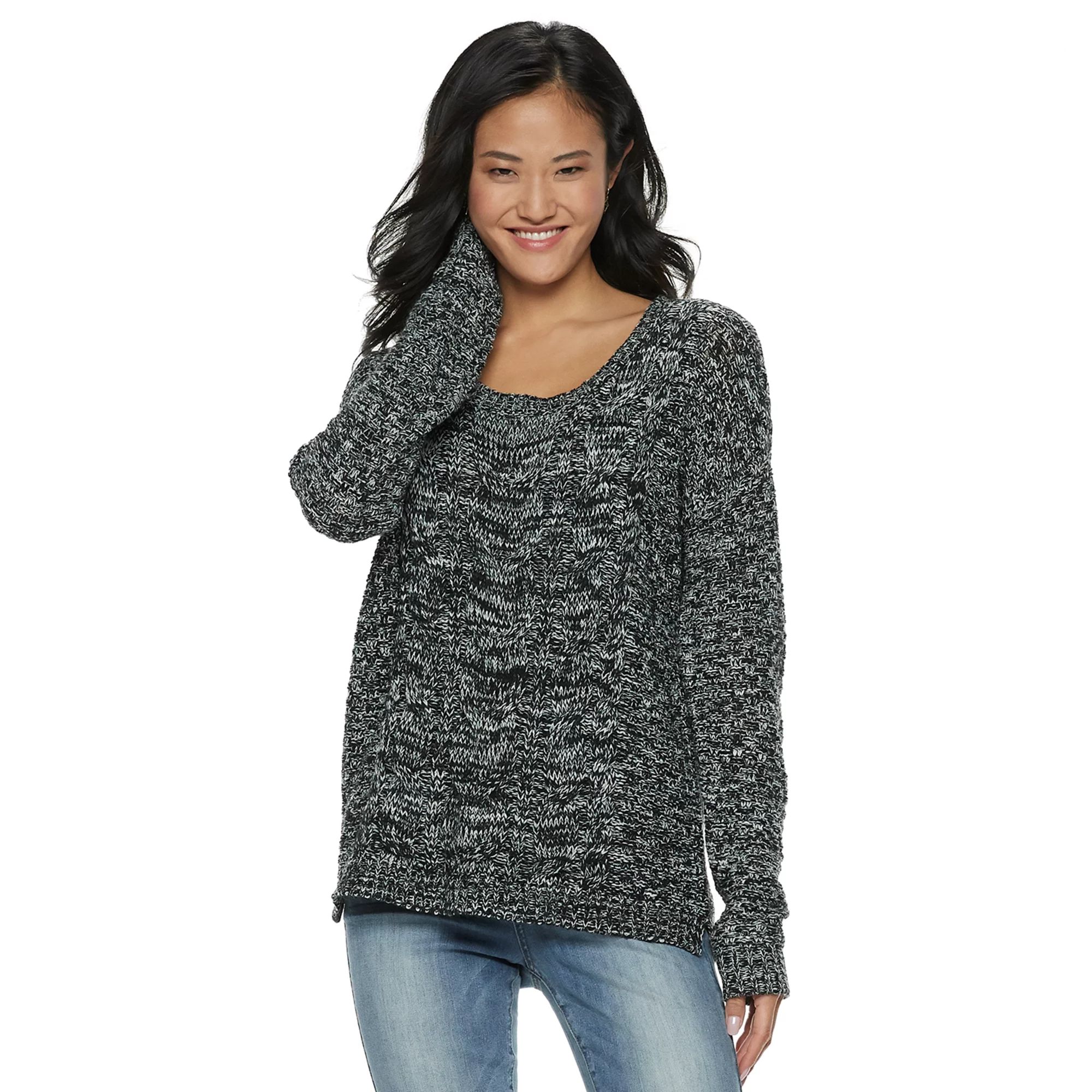 Juniors' SO® Cable-Knit Sweater | Kohl's
