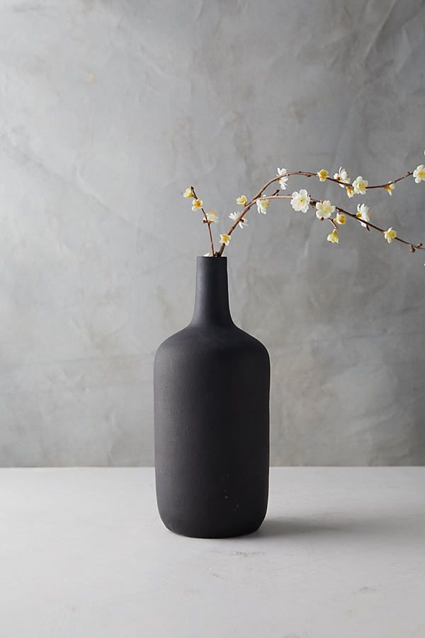 Matte Terracotta Vase, Medium By Terrain in Black | Anthropologie (US)