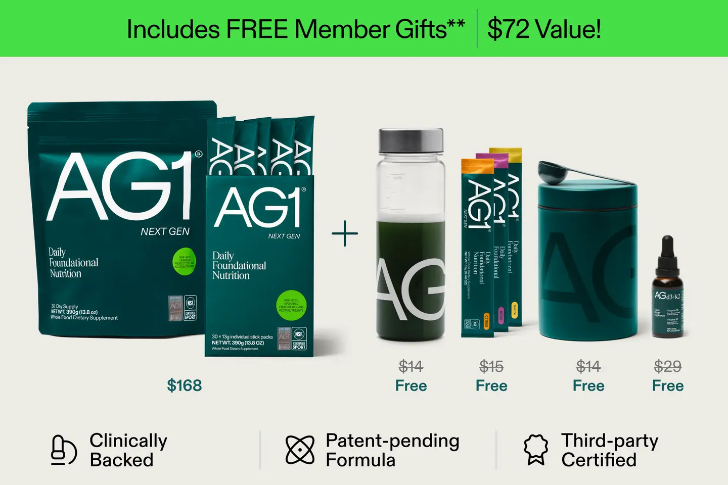 Home & Away Pack | AG1