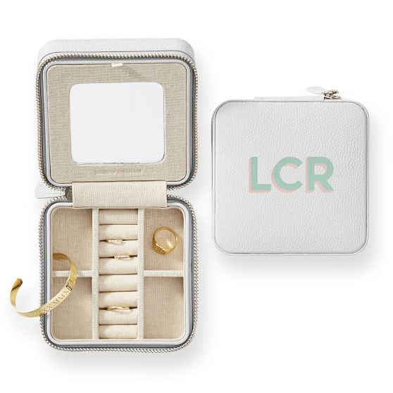 Small Travel Jewelry Case, Printed | Mark and Graham