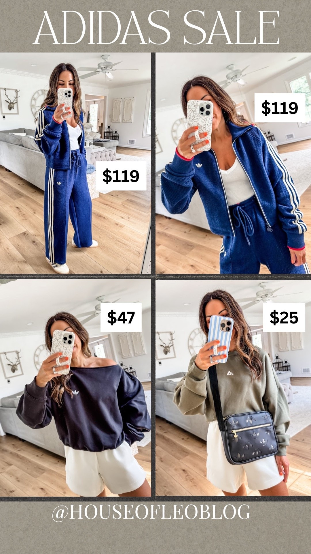 Tops small. Pants small. Adidas sale.

#LTKSaleAlert #LTKOver40 #LTKPetite