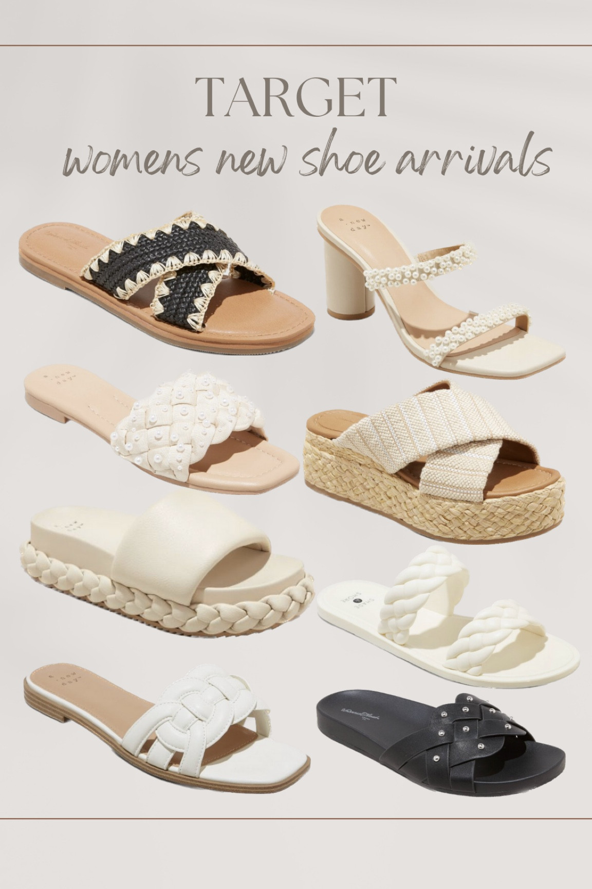 target / new womens shoes / some of the cutest slides for summer 😍🤩

#LTKstyletip #LTKSeasonal #LTKshoecrush