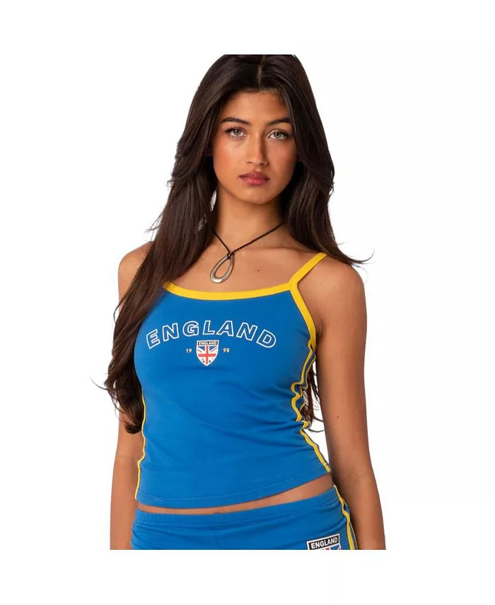 Edikted Women's England Tank Top - Macy's | Macys (US)
