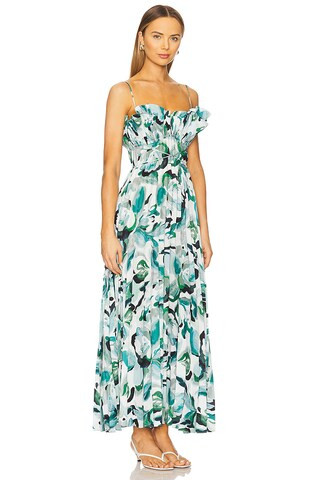 Sanna Maxi Dress in Teal Grove | Revolve Clothing (Global)