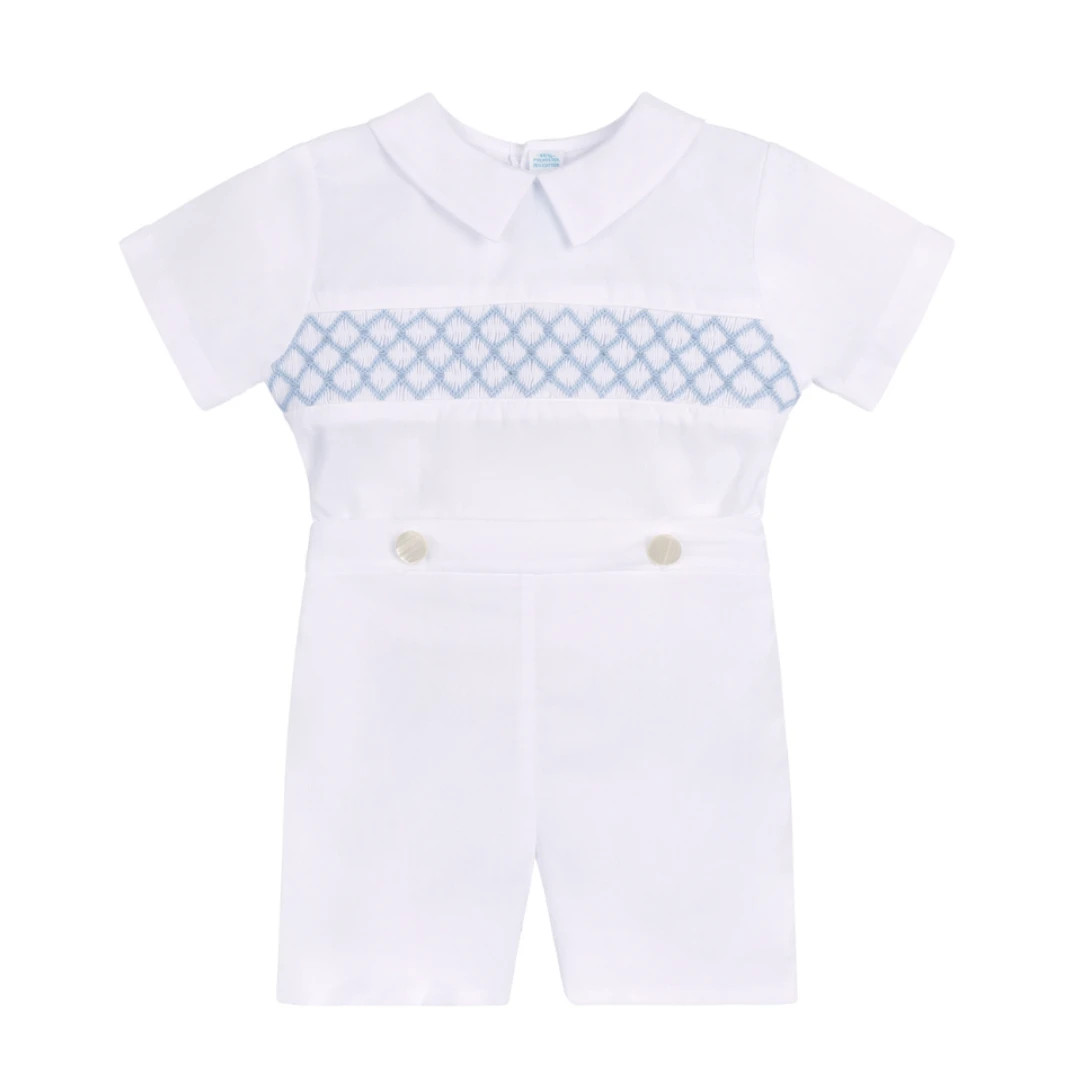 Boys Signature Smocked Bobby Suit Baby Sizes | Feltman Brothers