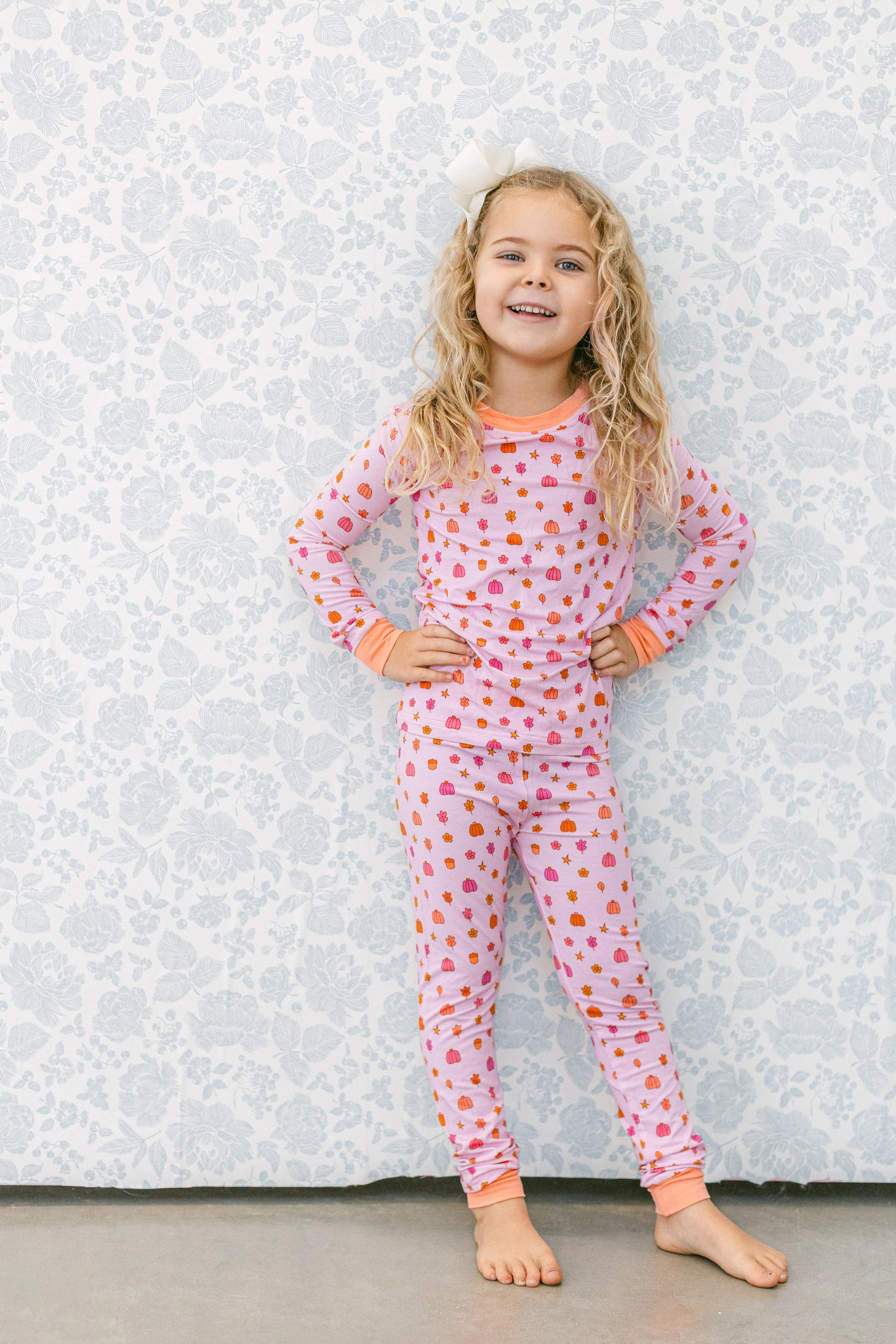 Girly Fall Premium PJ Set | Poppy Kids Co