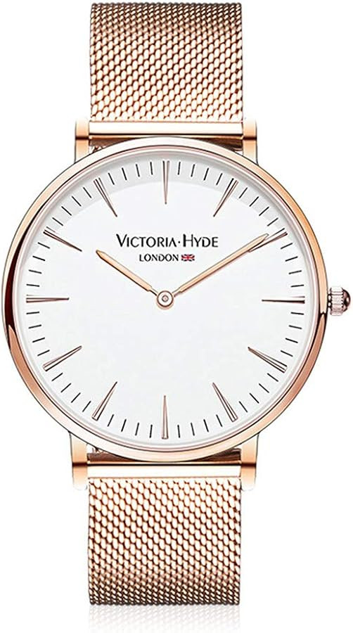 VICTORIA HYDE Easy Read Watches for Men Women Unisex Wristwatch Waterproof Stainless Steel Mesh B... | Amazon (CA)