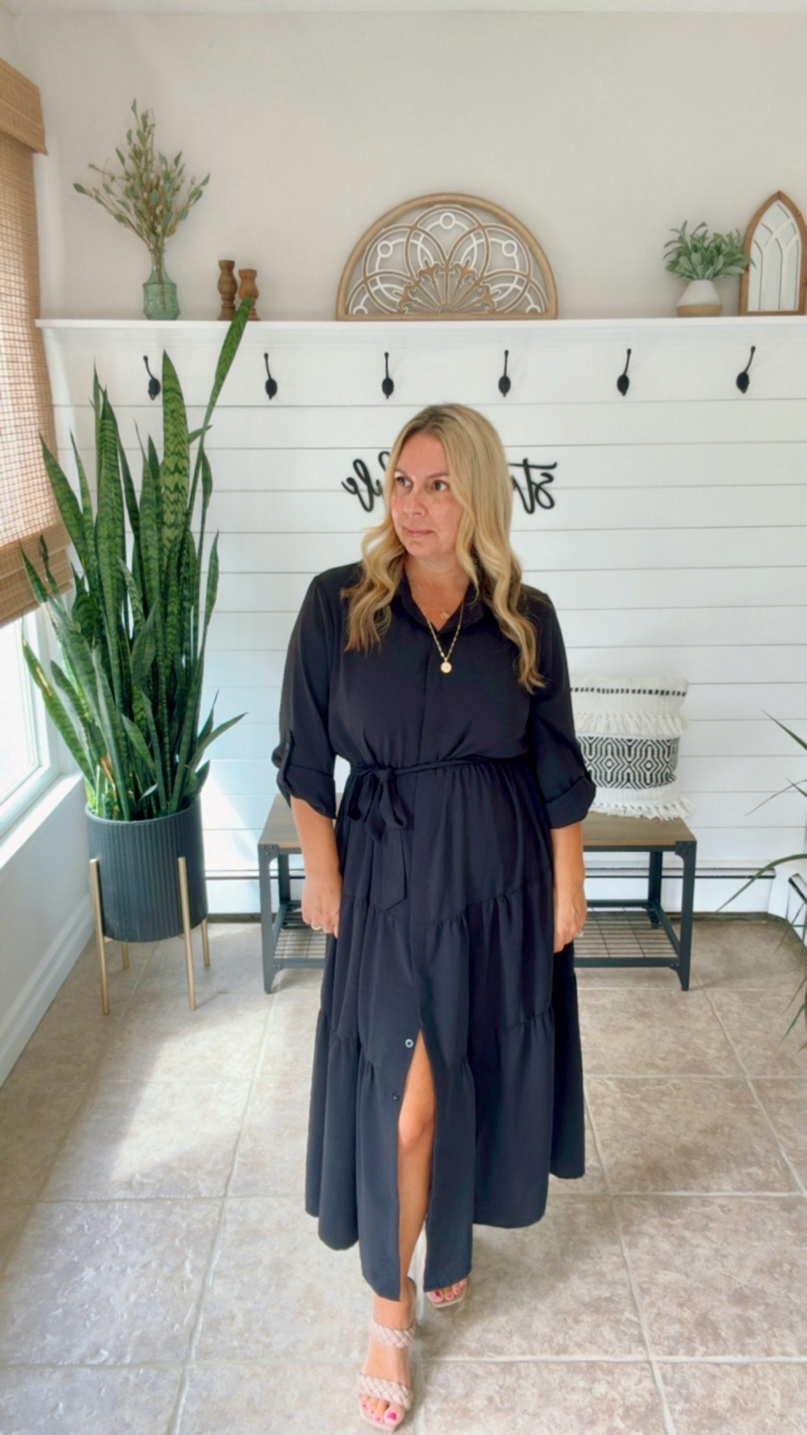 Summer dress I’m wearing a medium. It comes in six colors and currently on sale for $19.99. Work outfits, business casual workwear

#LTKWorkwear #LTKSaleAlert #LTKOver40