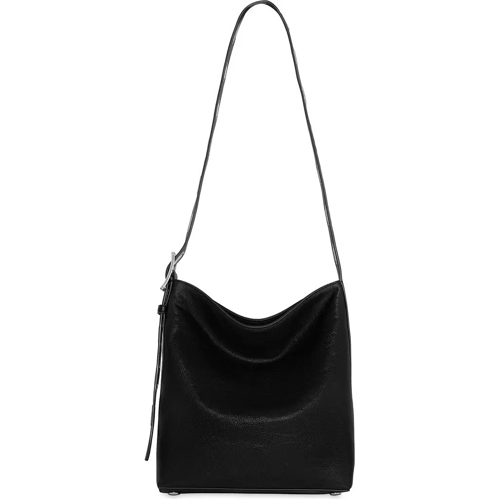 Rebecca Minkoff Crosby Leather Bucket Bag in Black at Nordstrom | Nordstrom