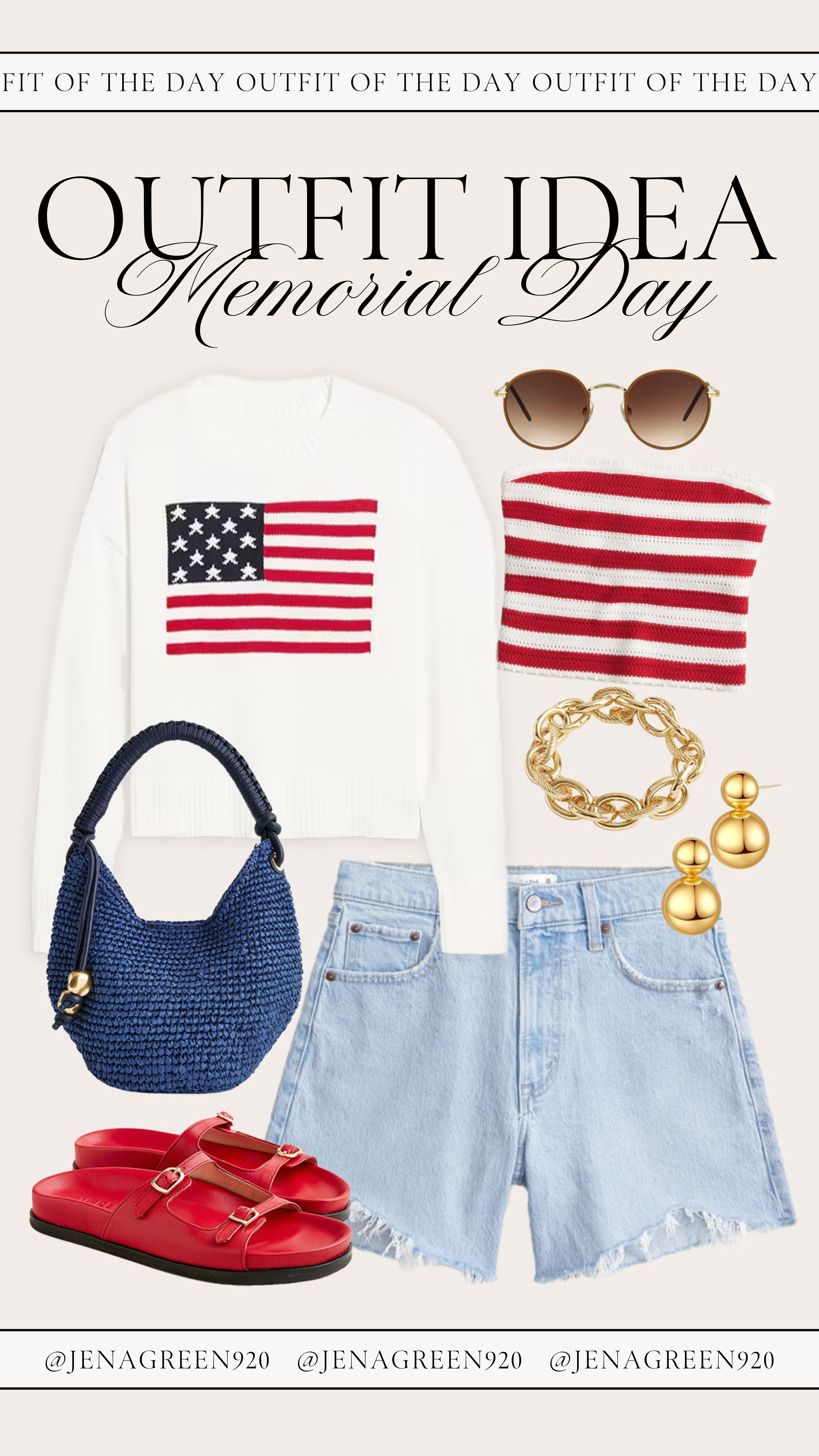 Memorial Day Weekend | Memorial Day Outfit | Memorial Day Look | USA Outfit | Patriotic Outfit 

 #LTKSeasonal #LTKFindsUnder100 #LTKStyleTip