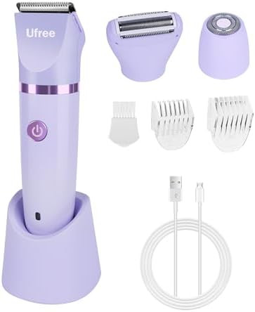 Ufree Bikini Trimmer Electric Razors for Women, Rechargeable Pubic Body Hair Trimmer Electric Sha... | Amazon (US)