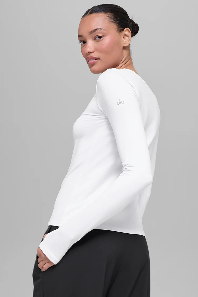 Alosoft Finesse Long Sleeve | Alo Yoga (US)