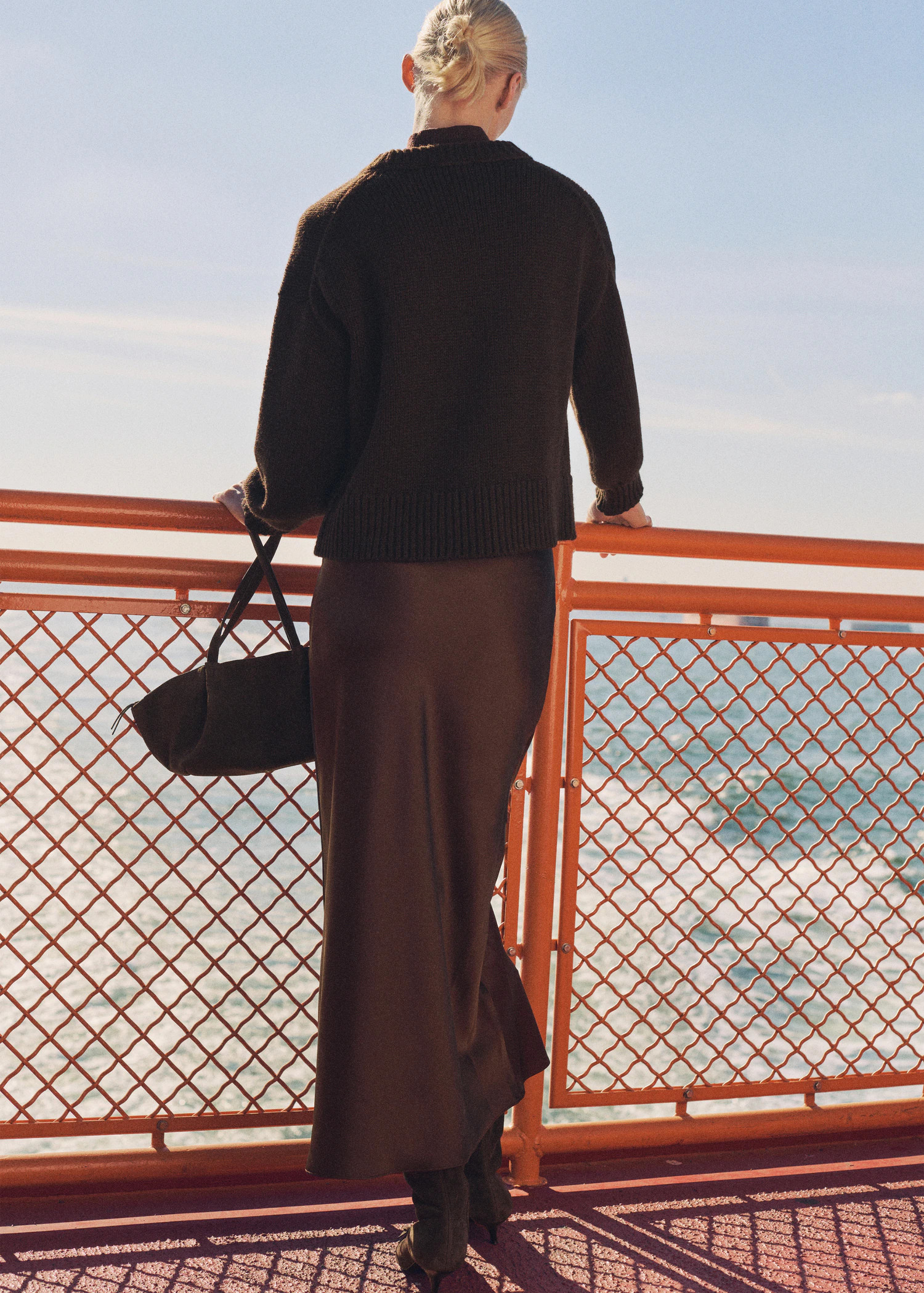 Midi satin skirt - Women | MANGO USA | Mango (US/MX/AU)